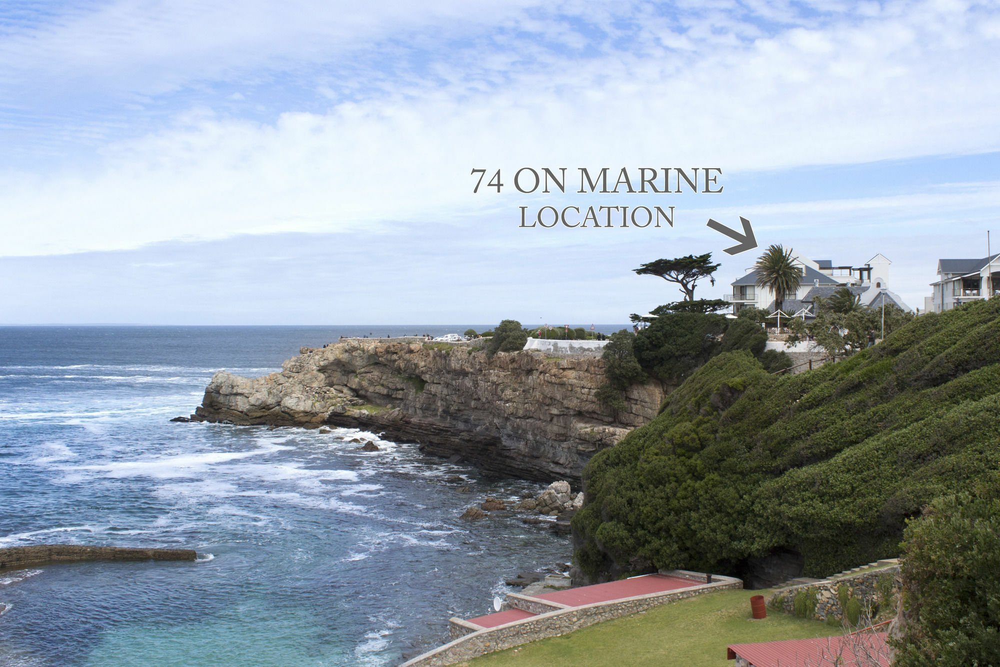 74 On Marine Apartman Hermanus Kültér fotó